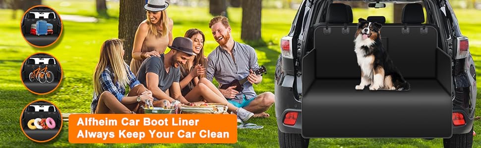 Захист для багажника автомобіля Alfheim для собак, неслизький, водонепроникний, антифлексинговий, для маленьких авто та SUV