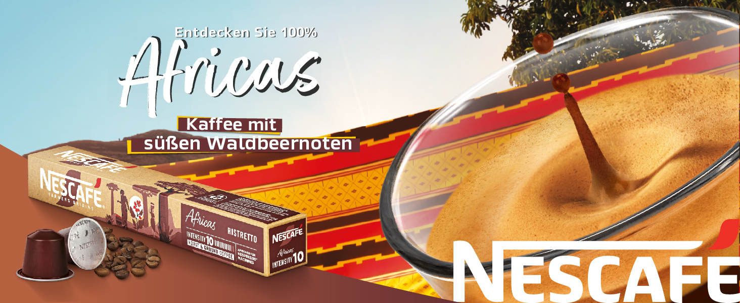 Набір кавових капсул NESCAFÉ Farmers Origins для Nespresso, 4 смаки, 60 капсул (6х10 шт)