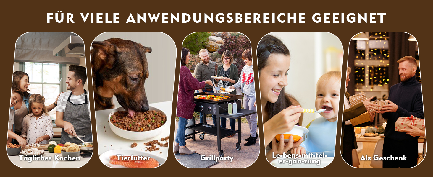 М'ясорубка електрична 2800 Вт нержавіюча сталь з насадками для ковбас та кубебе (Mg091)