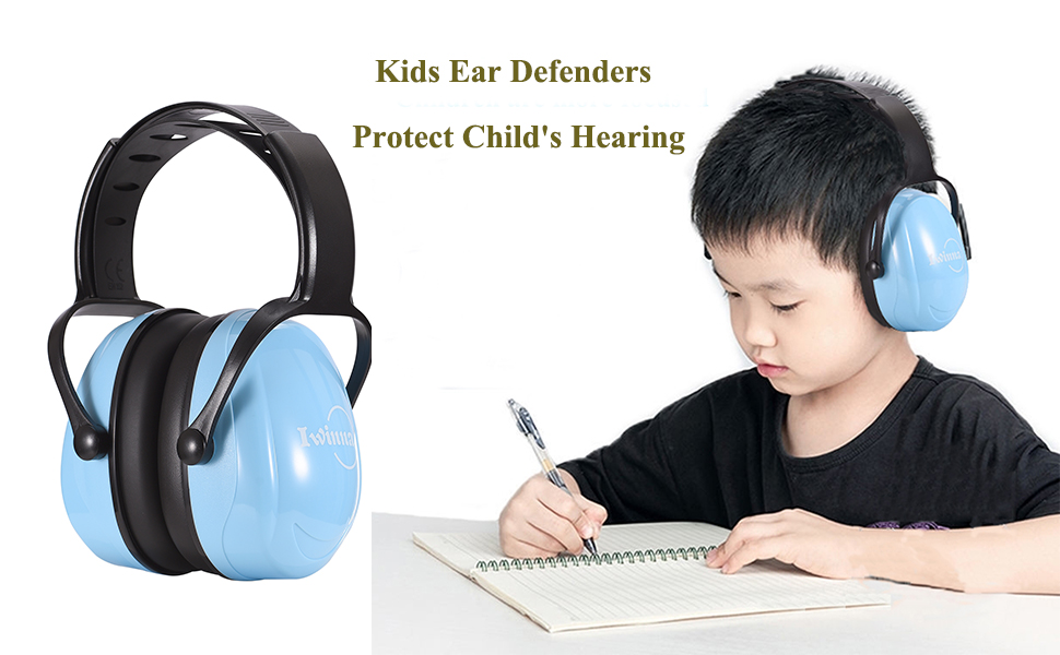 Навушники для захисту вух для малюків 0-2 роки - шумозахисні навушники для літака, сну та повсякденного використання | Регульовані, м'які та легкі для новонароджених та малюків, (дитячий блакитний)