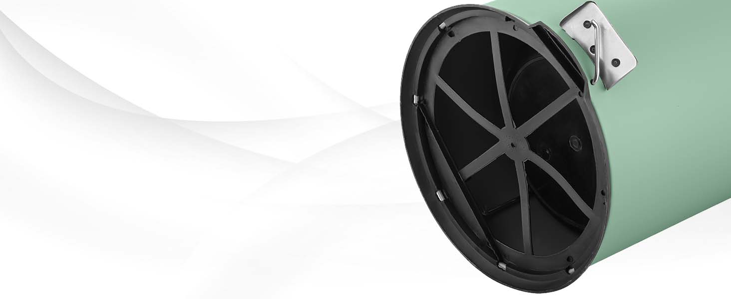 Сміттєве відро Ribelli 30 л з нержавіючої сталі, з педальним механізмом, з внутрішнім відром, м'яке закриття, сортування сміття, кругле (м'ятний)