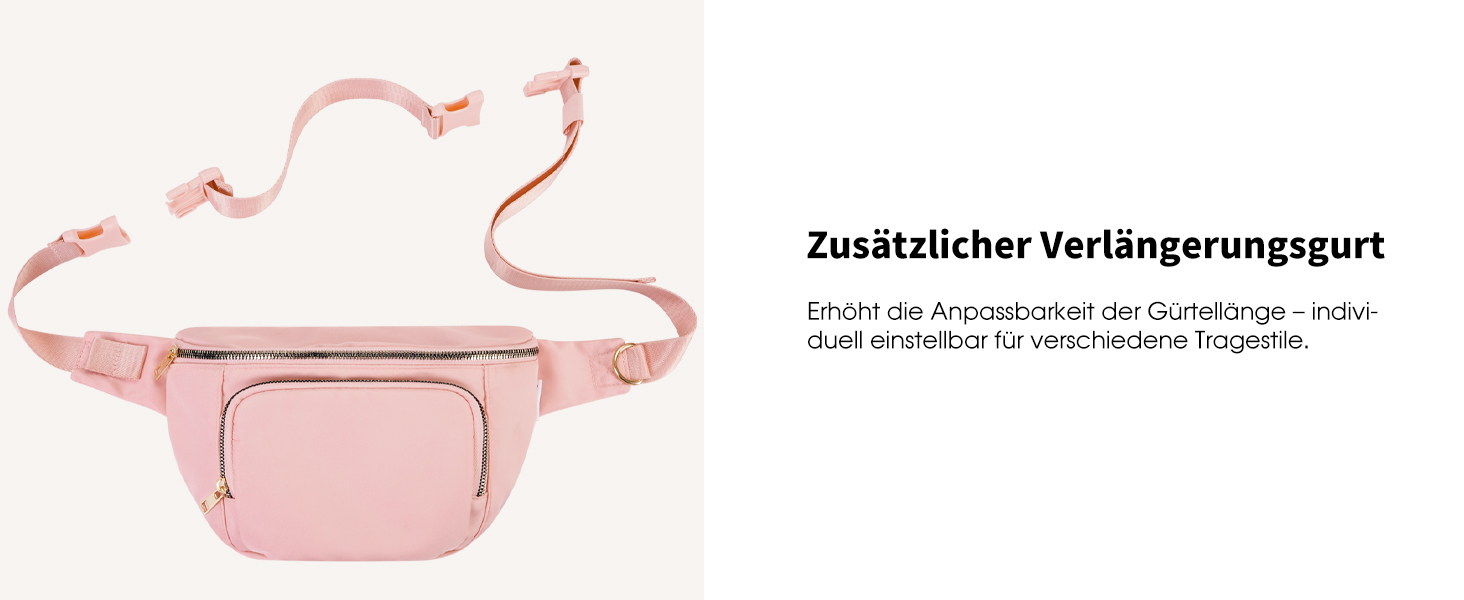 Сумка на пояс для жінок та чоловіків, сіра. Стильна сумка-шоппер з 4 кишенями на блискавці та регульованим ремінцем. Ідеально підходить для подорожей та піших прогулянок. (Запатентовано)