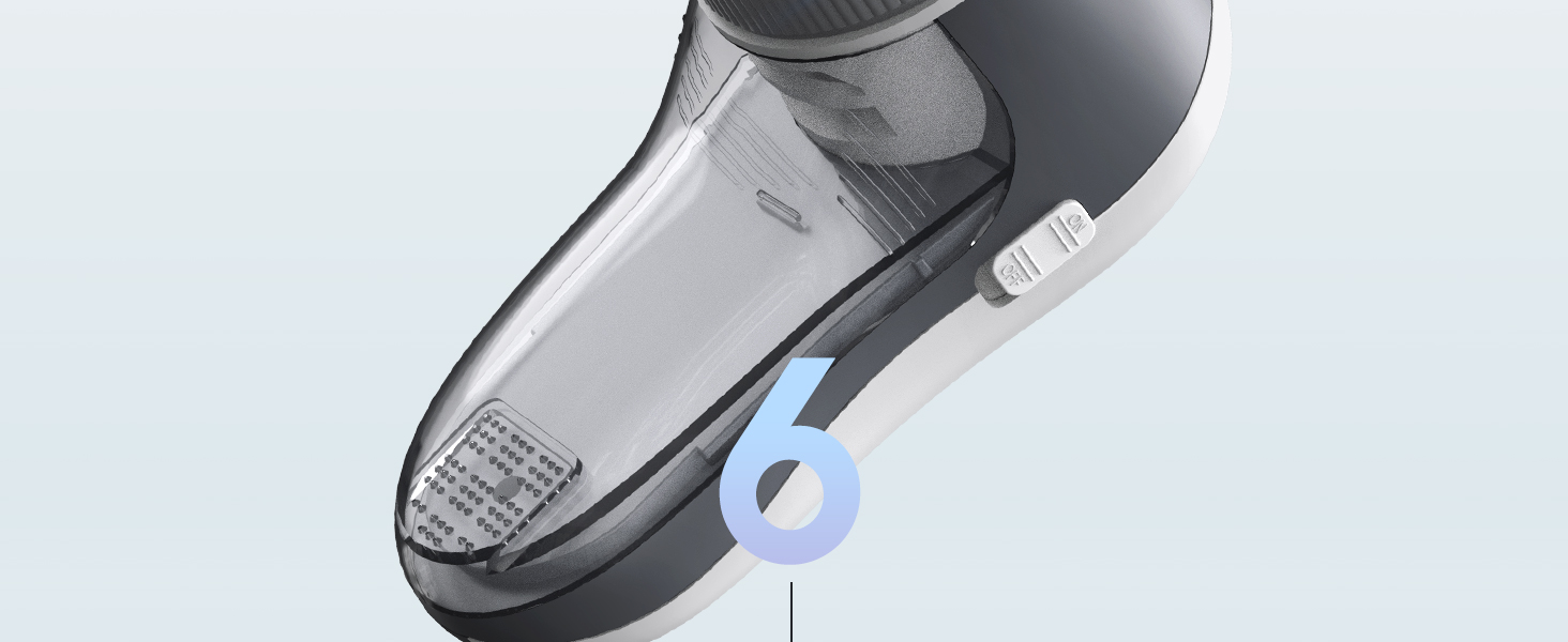 Електричний видалення ворсу POPCHOSE: для одягу, меблів, диванів. 6-лезовий триммер для видалення котушок та ворсу