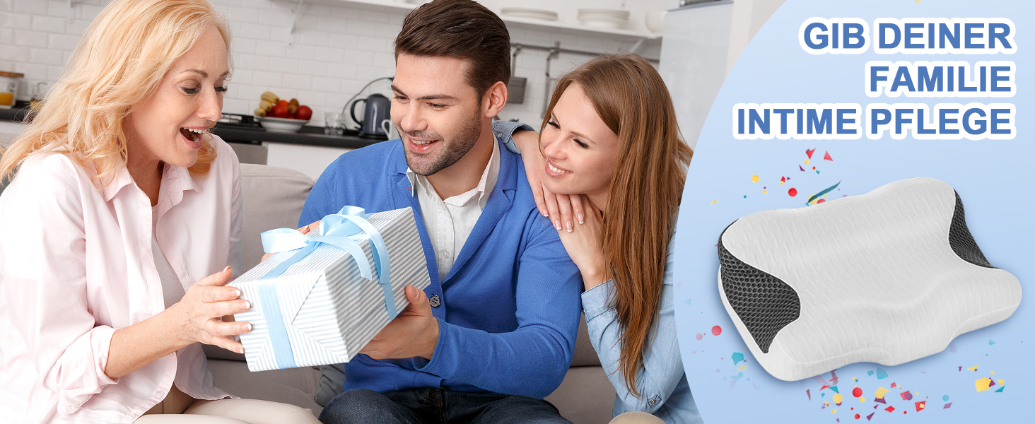 Подушка Elviros з піни Memory Foam для CPAP-терапії для тих, хто спить на боку, анатомічна, регульована висота, сумісна з масками, темно-сіра
