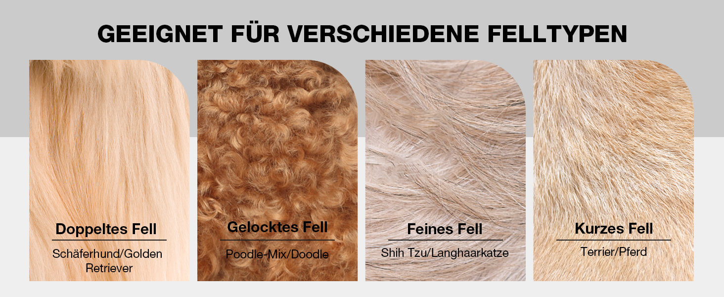 Професійна машинка для стрижки собак Leise - для густого та кучерявого хутра, з нержавіючої сталі