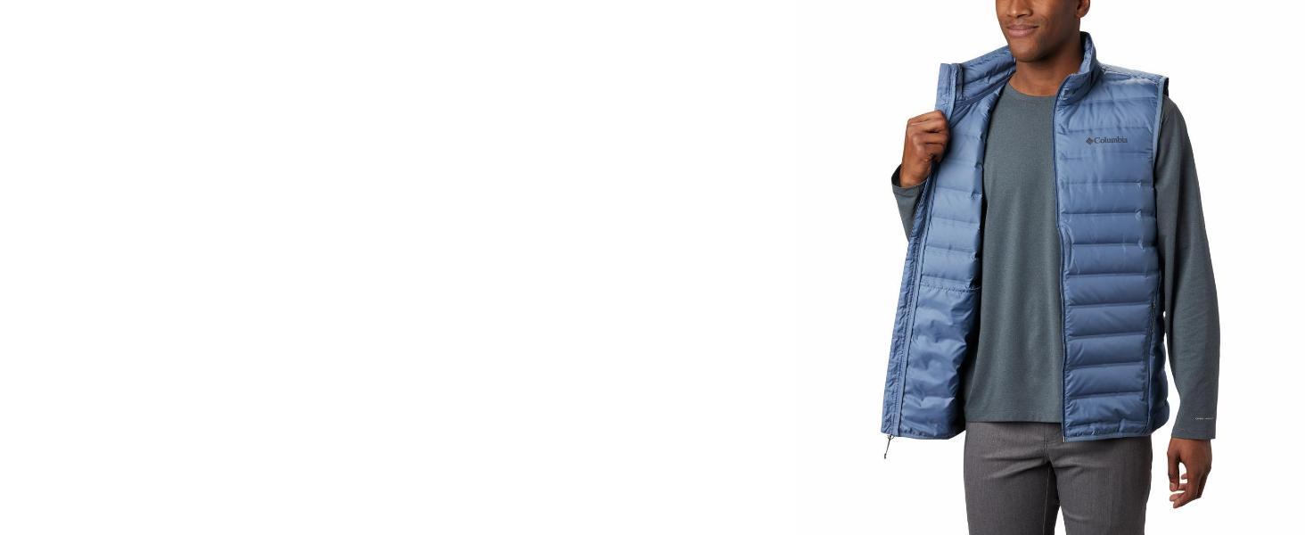 Жилет чоловічий Columbia Lake 22 Down, чорний, розмір M (1 шт.)