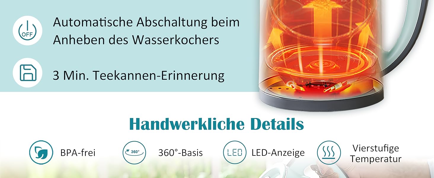 Інтелектуальний чайник 1.2л з підтриманням температури 16 год та швидким заварюванням 1000W – нержавіюча сталь 304, без BPA, 4 режими (45-90°C), LED-дисплей, поворотний на 360° для чаю, дитячих пляшечок, офісу