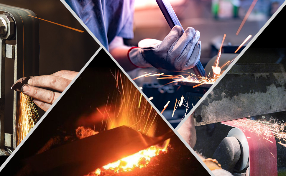 Набір кухонних ножів HL Zhujiabao 6 шт. з підставкою, професійний, нержавіюча сталь, антипригарне покриття, подарунковий