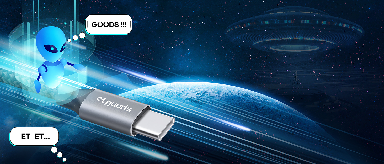 Кабель USB-C на USB-A, 30см, 2 шт., білий. Швидка зарядка, нейлон, для iPhone, Samsung Galaxy