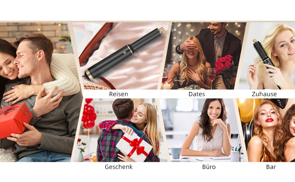 Набір Airstyler 5 в 1: фен-щітка, локони, об'єм, випрямлення. Підходить для сушіння та укладки волосся. (EU штекер)