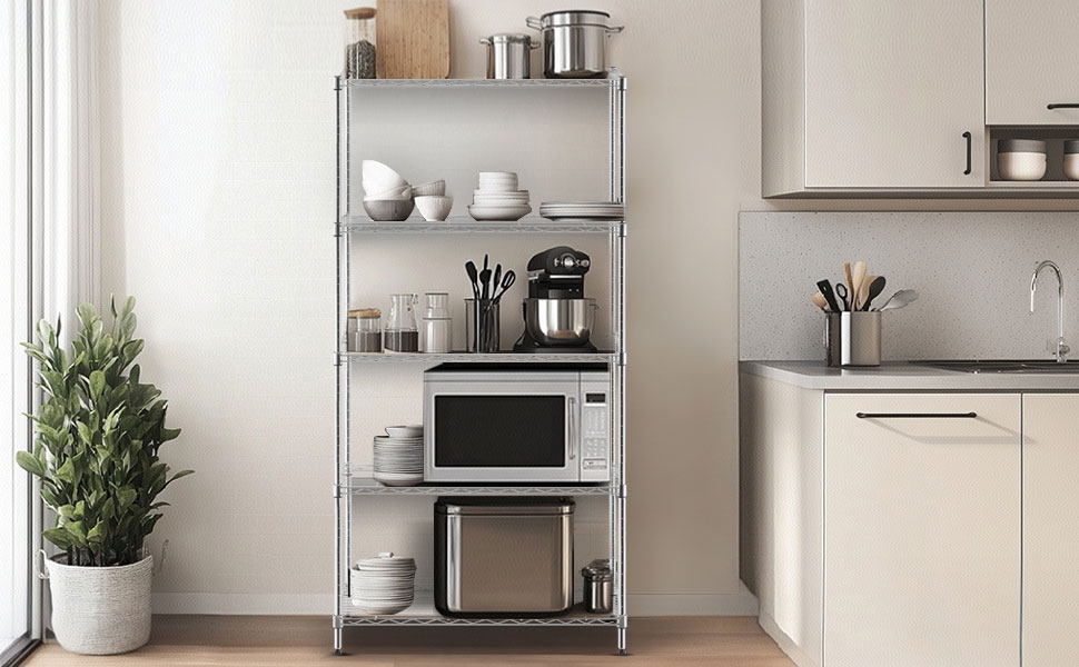 Nilpferd Metal Wire Shelving Unit
