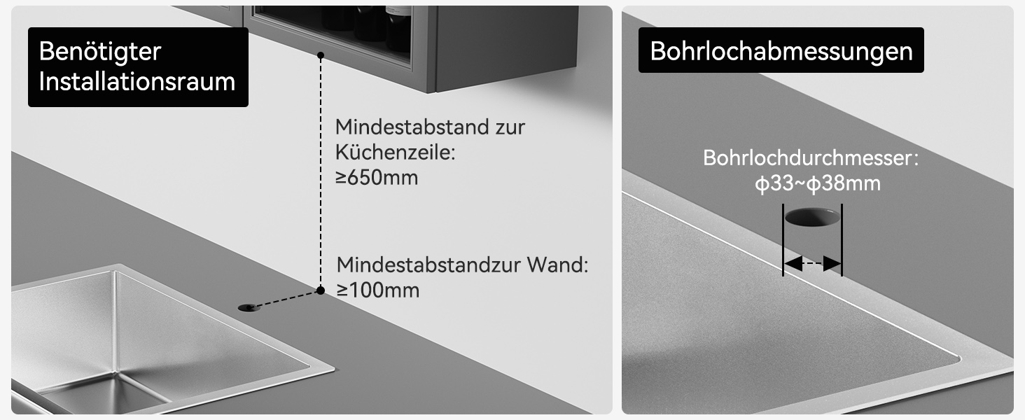 Кухонний змішувач CECIPA висувний з душем, чорний, нержавіюча сталь, 360° поворот, 2 режими струменя, для кухні