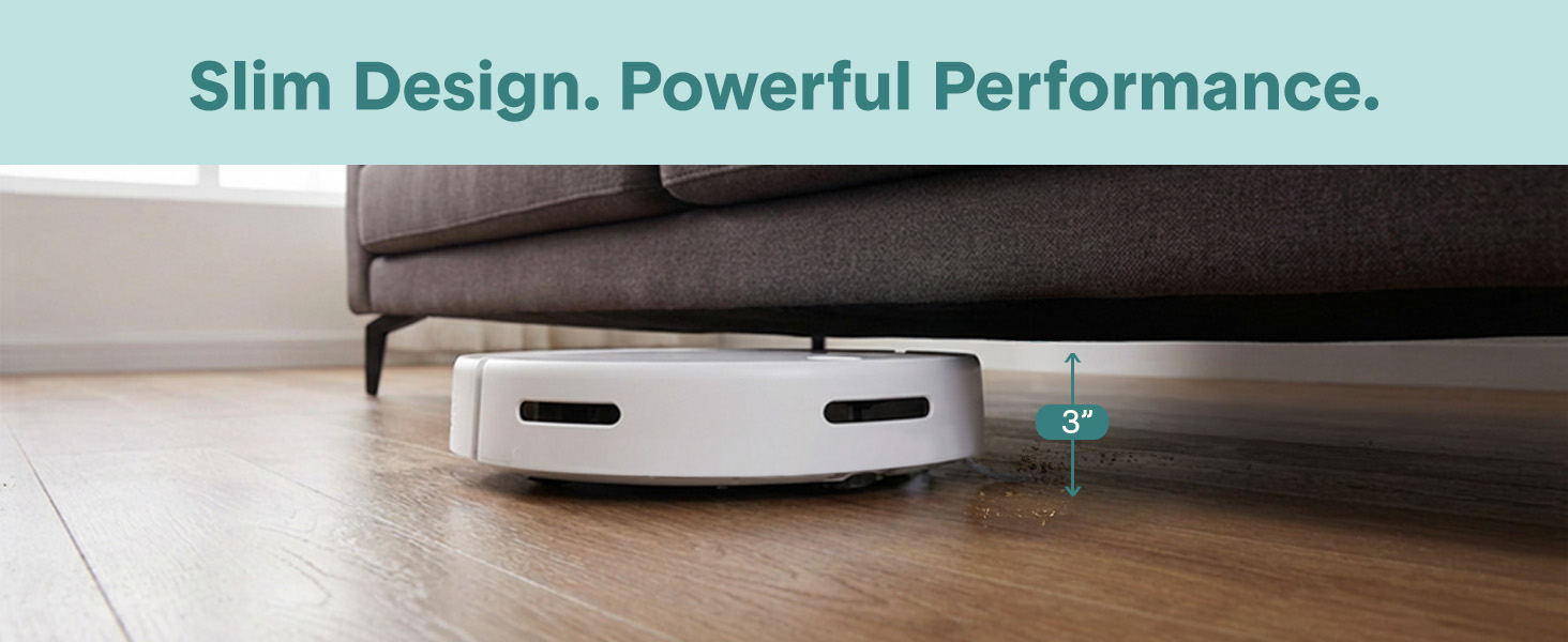 Робот-пилосос SereneLife з функцією миття підлоги, 3-в-1, з керуванням через додаток, для тварин та килимів, 700Pa