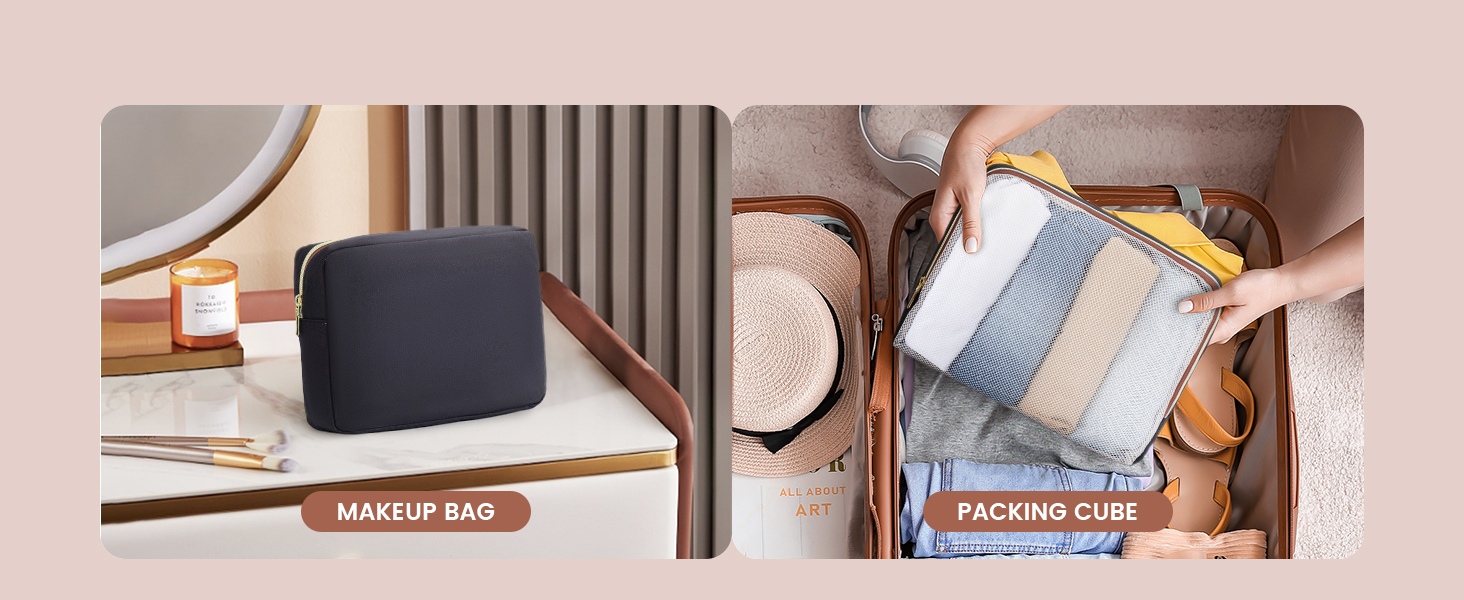 Рюкзак LOVEVOOK для жінок, 40L, ручна поклажа, для ноутбука, водонепроникний, рюкзак для подорожей, дамська сумка-мішок, 17.3 дюйми, сірий, білий, кавовий