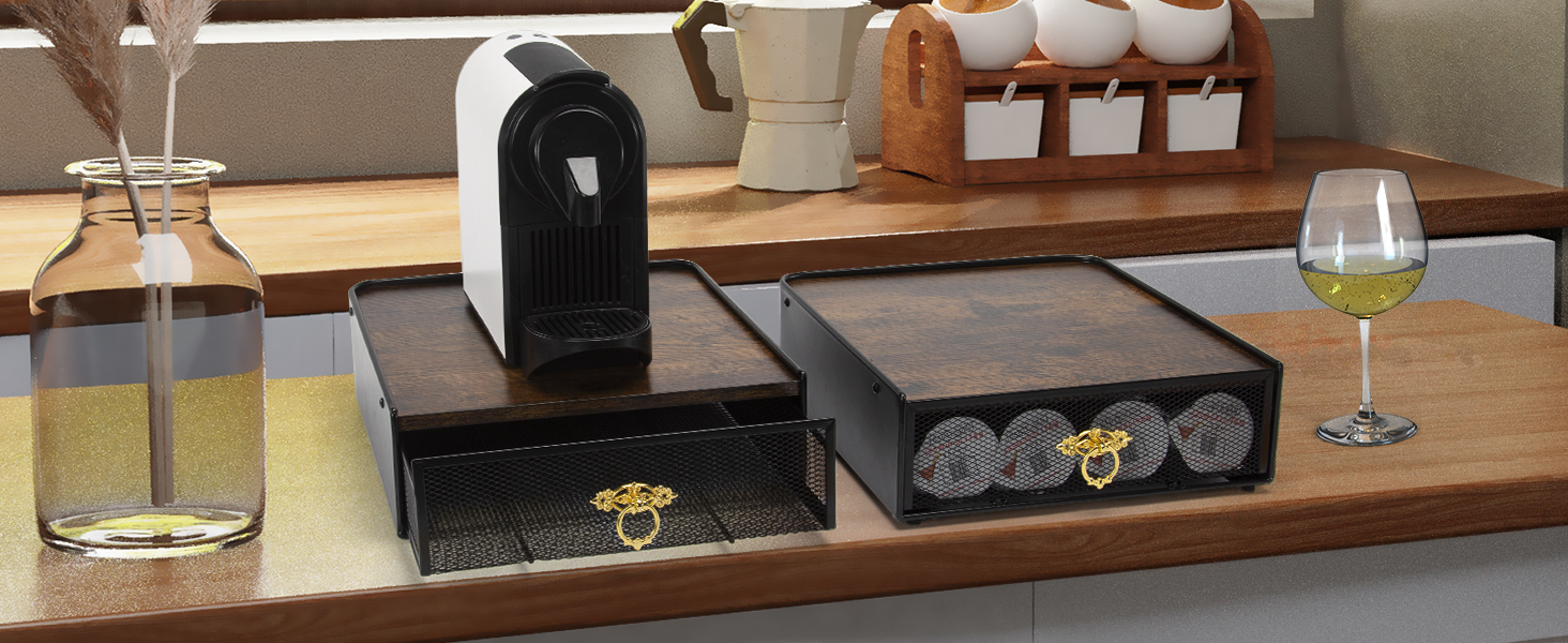 Тримач для капсул Tassimo (64 капсули), металевий органайзер для капсул кави, стійка-диспенсер