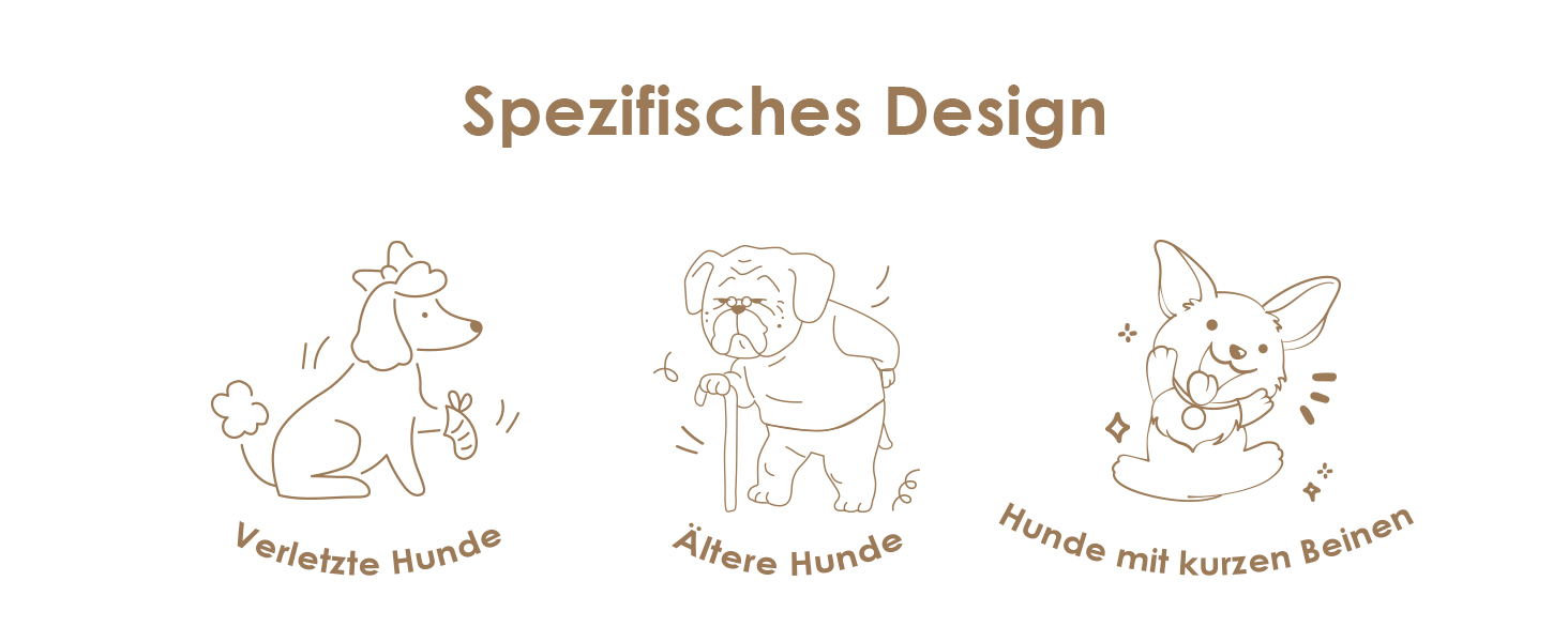 Сходинки для собак EHEYCIGA: компактні та зручні для маленьких собак, 40 см заввишки, сірі
