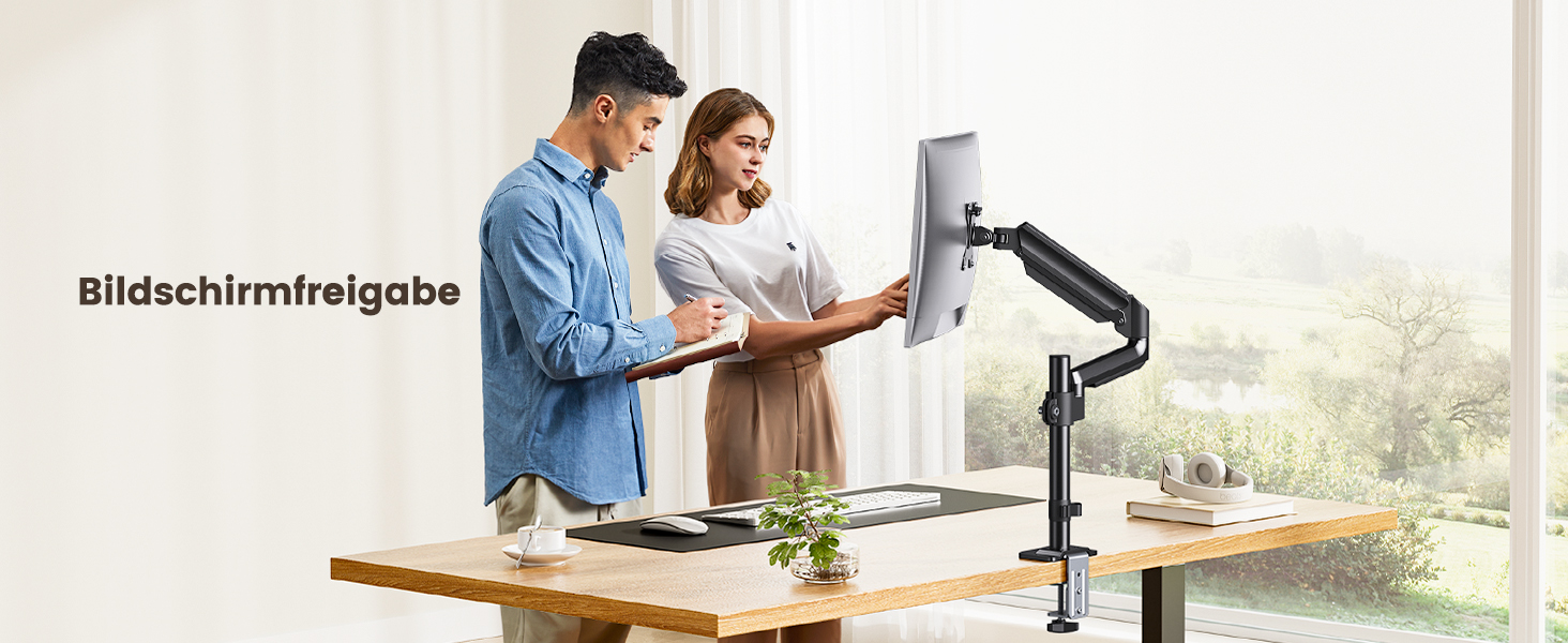 Кріплення для монітора ErGear: регульована підставка для моніторів 13-32 дюймів, до 9 кг, VESA 75x75/100x100 мм