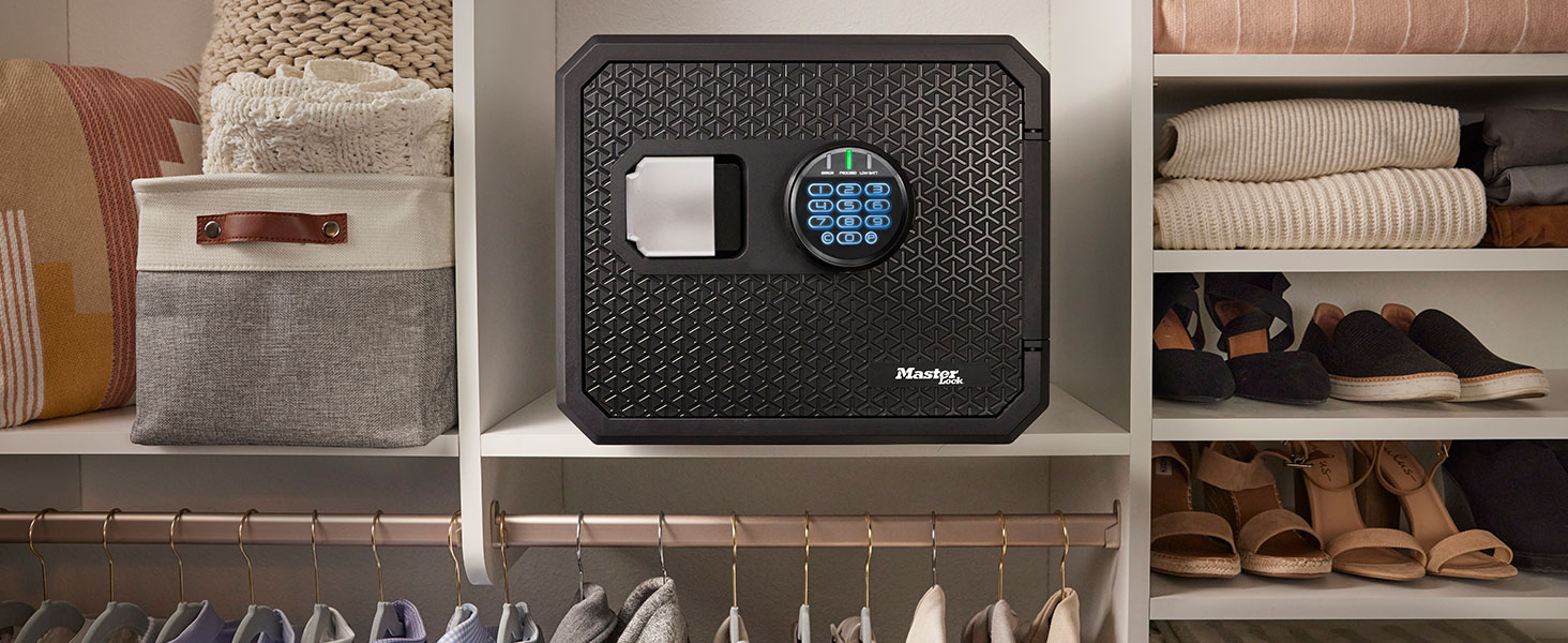 Master Lock – вогнестійкий сейф з цифровим замком, 23L, 417x348x478 мм, для дому та офісу