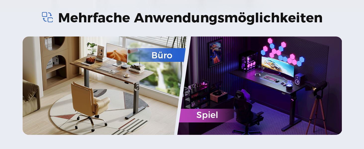 Регульований стіл Agilestic 120x60 см: електричний, з пам'яттю, ергономічний, для комп'ютера, білий