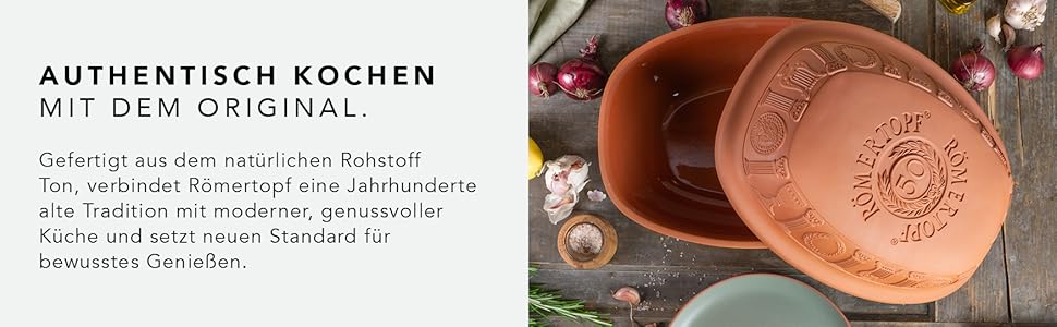 Керамічний гусятник Römertopf 5 л, ювілейна серія, теракота, для запікання до 8 осіб