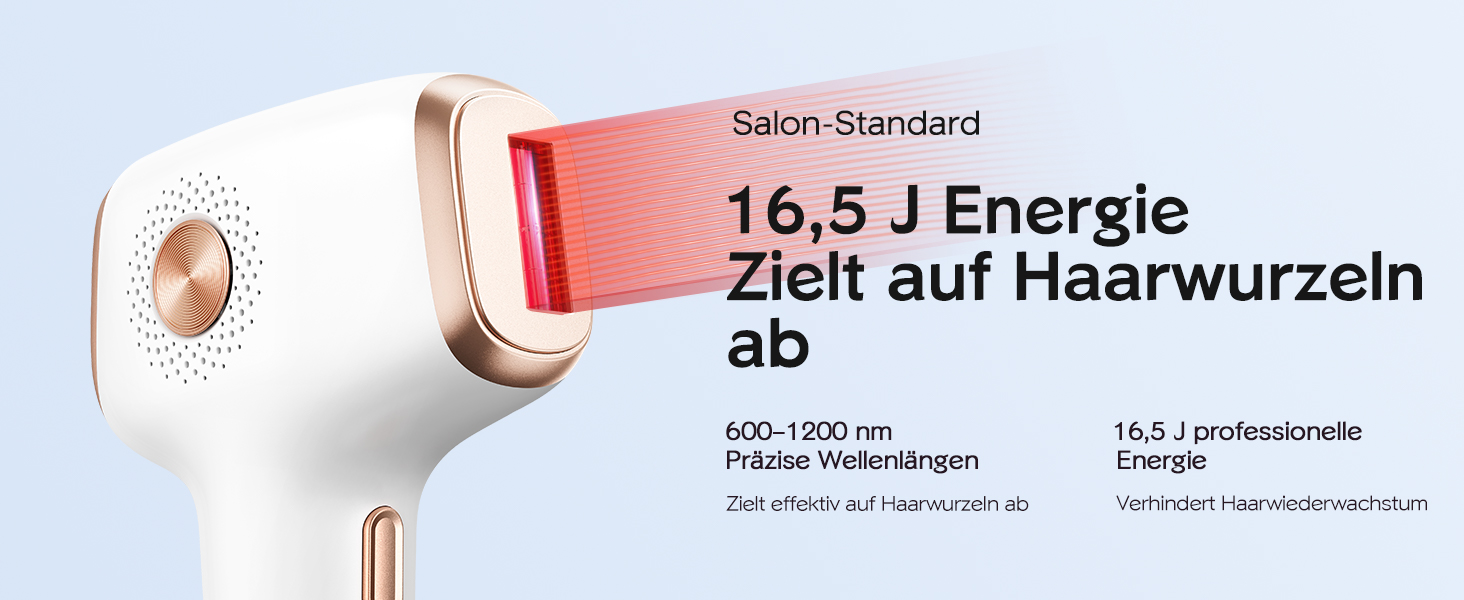 IPL пристрій для епіляції Innza з охолодженням, 999 999 імпульсів, 9 рівнів потужності, для обличчя, зони бікіні та тіла