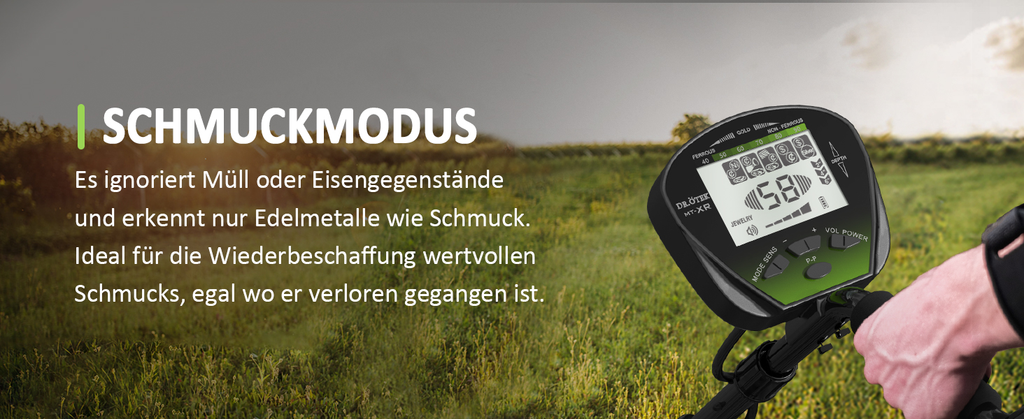 Металодетекторний набір для дорослих: професійний детектор з LCD дисплеєм