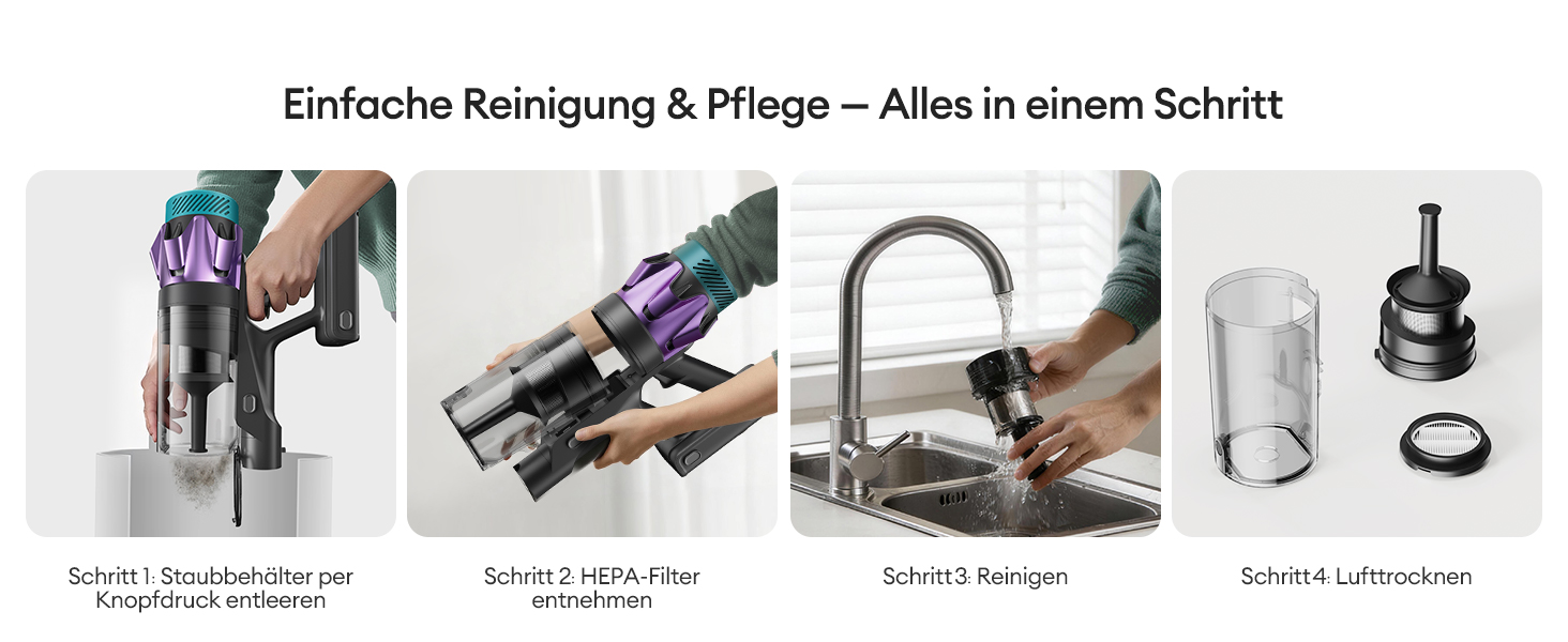 Бездротовий акумуляторний пилосос Ultenic 55000Pa/600W, 80хв, 1.6л, з Multi-Циклон фільтрацією, сенсорним екраном, антизаплутана щітка, док-станція, для шерсті тварин/килимів/твердих підлог, червоний