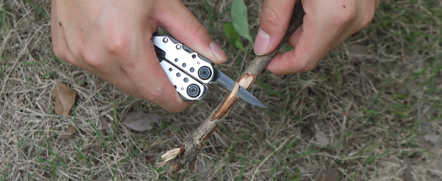 Мультитул ValueMax 13-в-1: мультиінструмент з плоскогубцями та ножем для кемпінгу та ремонту