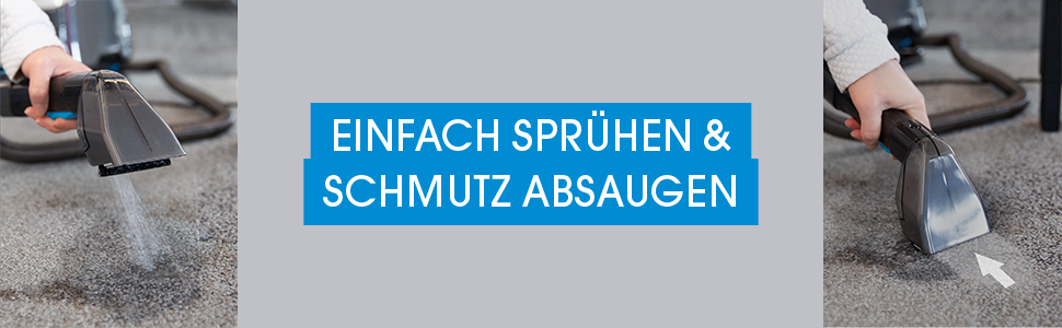 Livington SpotBlast: мийкий пилосос та видалення плям для килимів, диванів, оббивки та авто. Потужний мийний пилосос з насадкою 3-в-1. Видаляє плями від тварин.