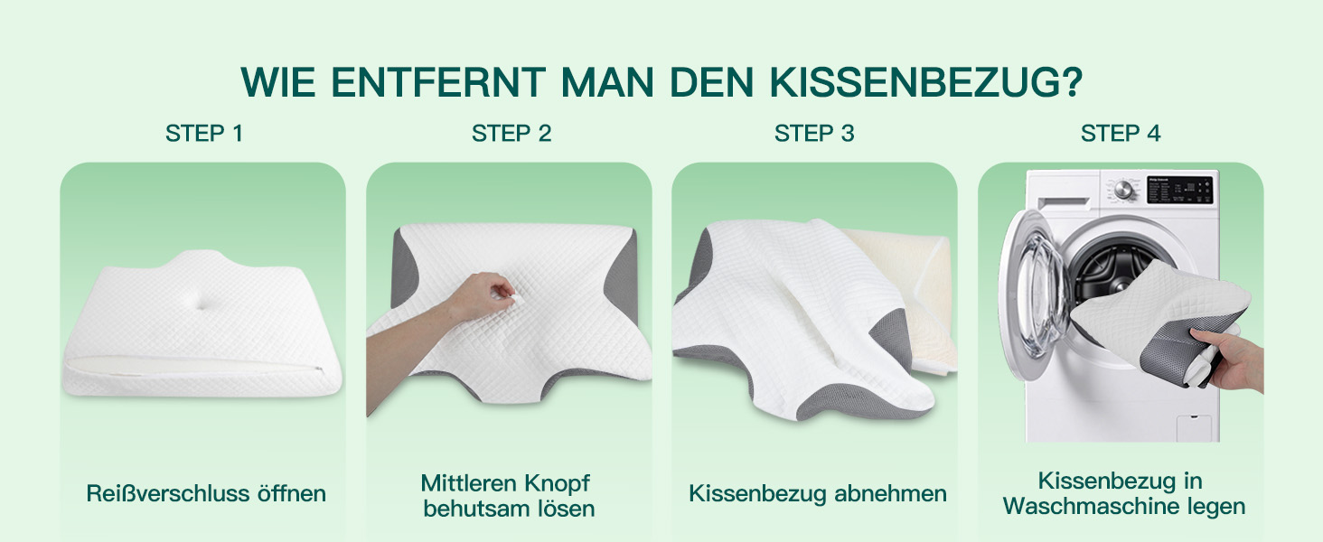 Ергономічна подушка для шиї та голови 2 в 1 з ефектом пам'яті Memory Foam, сіра (60x40x12/14 см)