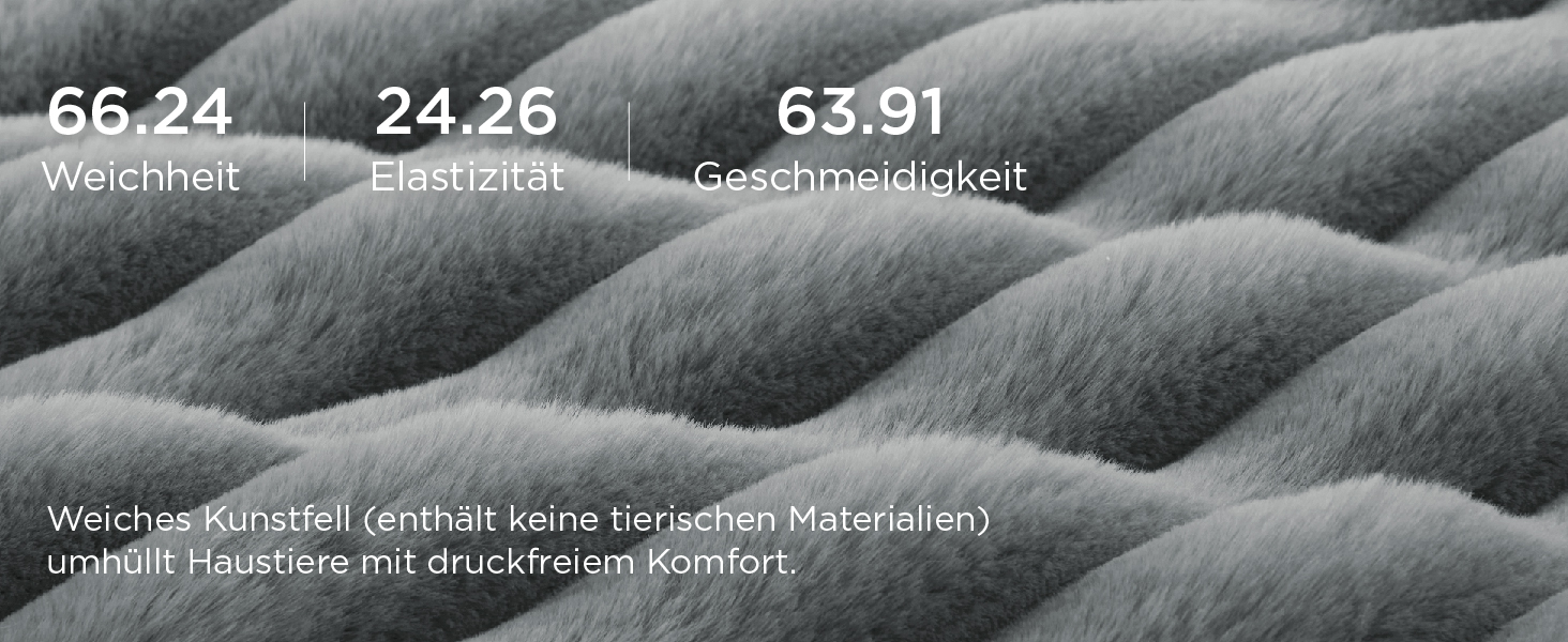 BEDSURE Лежанка для собак великих порід - ортопедична лежанка для собак 91x68x20 см з м'яким флісовим покриттям, ковзаюча лежанка з високим бортиком сірого кольору L 91 x W 68 x H 20 см