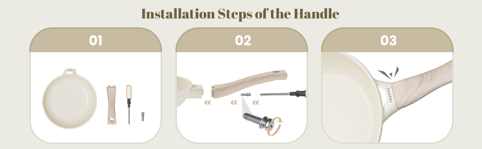 Керамічна сковорода 24 см з антипригарним покриттям, для індукційних плит, ідеальна для омлетів та смаження