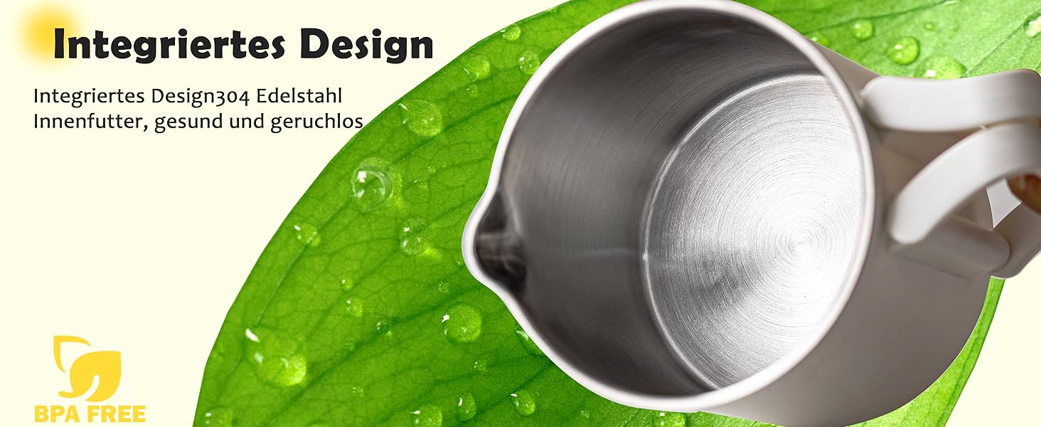 Електричний чайник 0.9л з нержавіючої сталі 304, 1360W, швидке кип'ятіння за 4-6 хв, класичний компактний дизайн, кнопка 1 натискання, автоматичне вимкнення та захист від перегріву, для дому, офісу та приготування кави (кремовий)