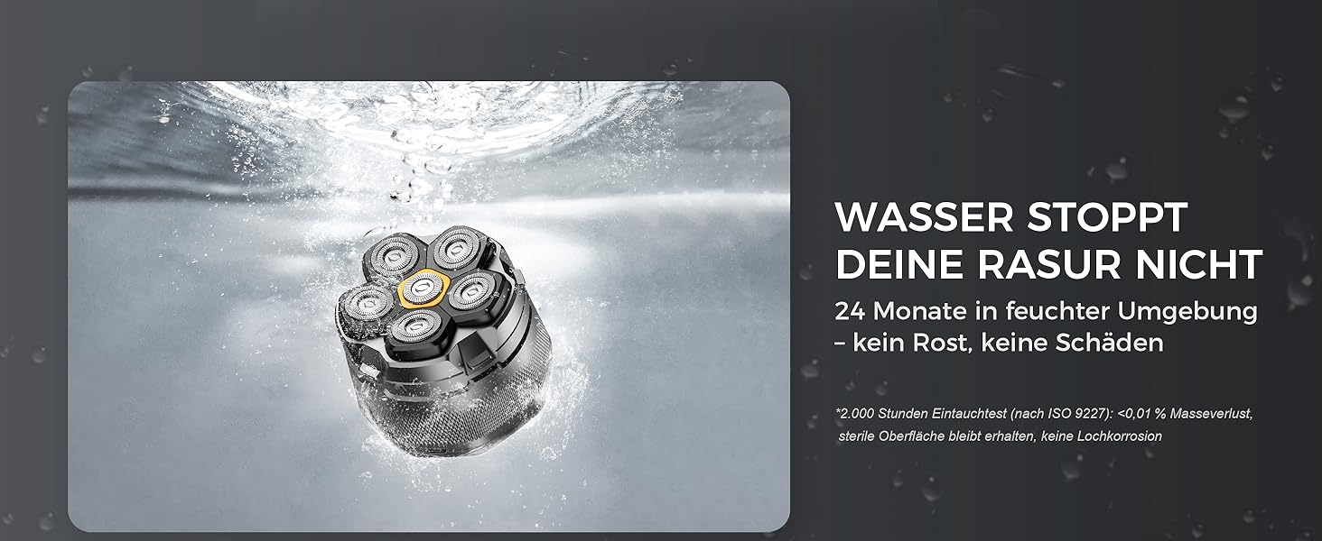 Машинка для гоління голови чоловіча DOAO, акумуляторна, водонепроникна, з Type-C, магнітна, 180 хв роботи