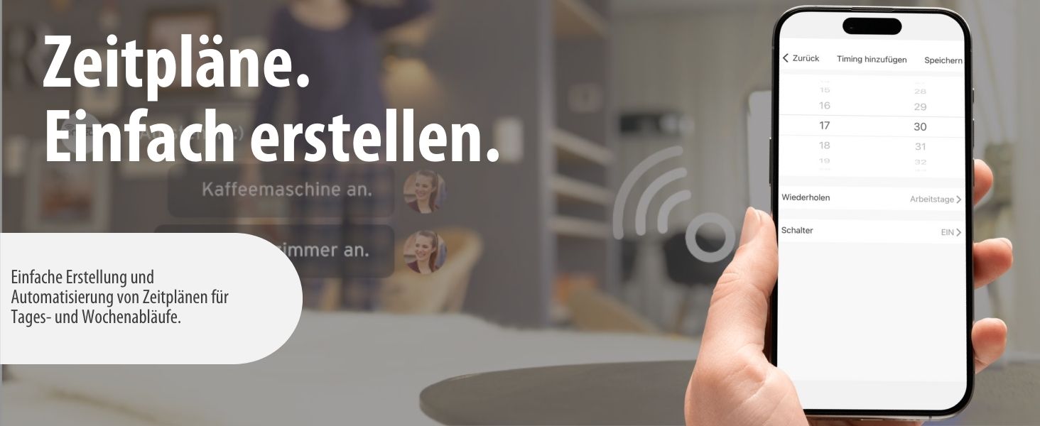 Розумний подовжувач Brennenstuhl Connect Eco-Line WiFi на 6 розеток, керування через додаток, Alexa та Google Assistant, кабель 1.5м, чорний