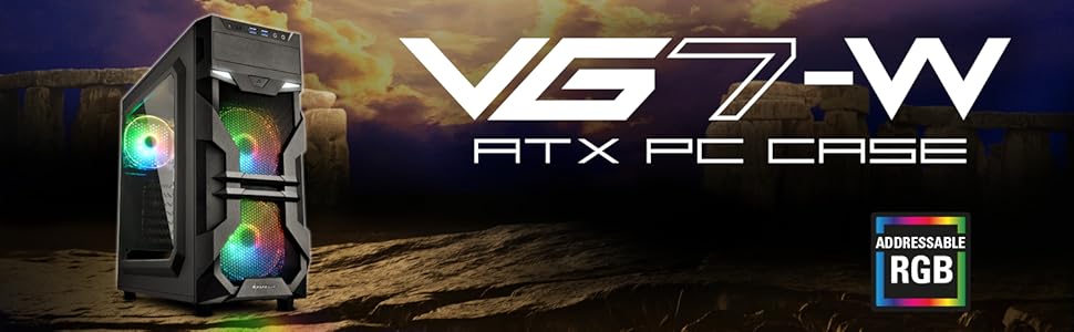 Sharkoon VG7-W RGB - корпус для ПК з підсвічуванням RGB