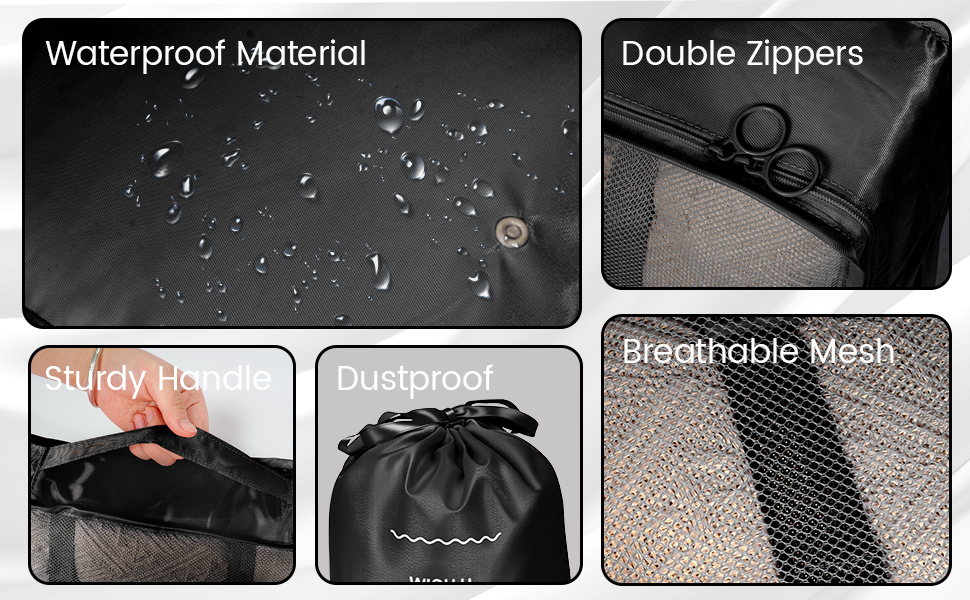 Органайзер для валізи Zorplex, набір 10 шт: кубики для пакування, аксесуари для подорожей, чохли для одягу, взуття та косметики (чорний)