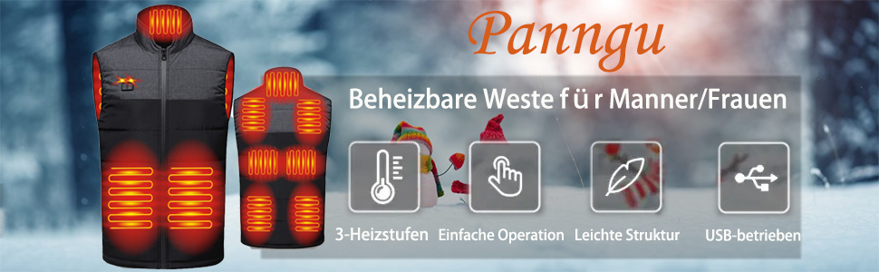 Обогреваемая жилетка з Powerbank M, куртка з підігрівом, чоловіча/жіноча жилетка з підігрівом - тепла жилетка з акумулятором