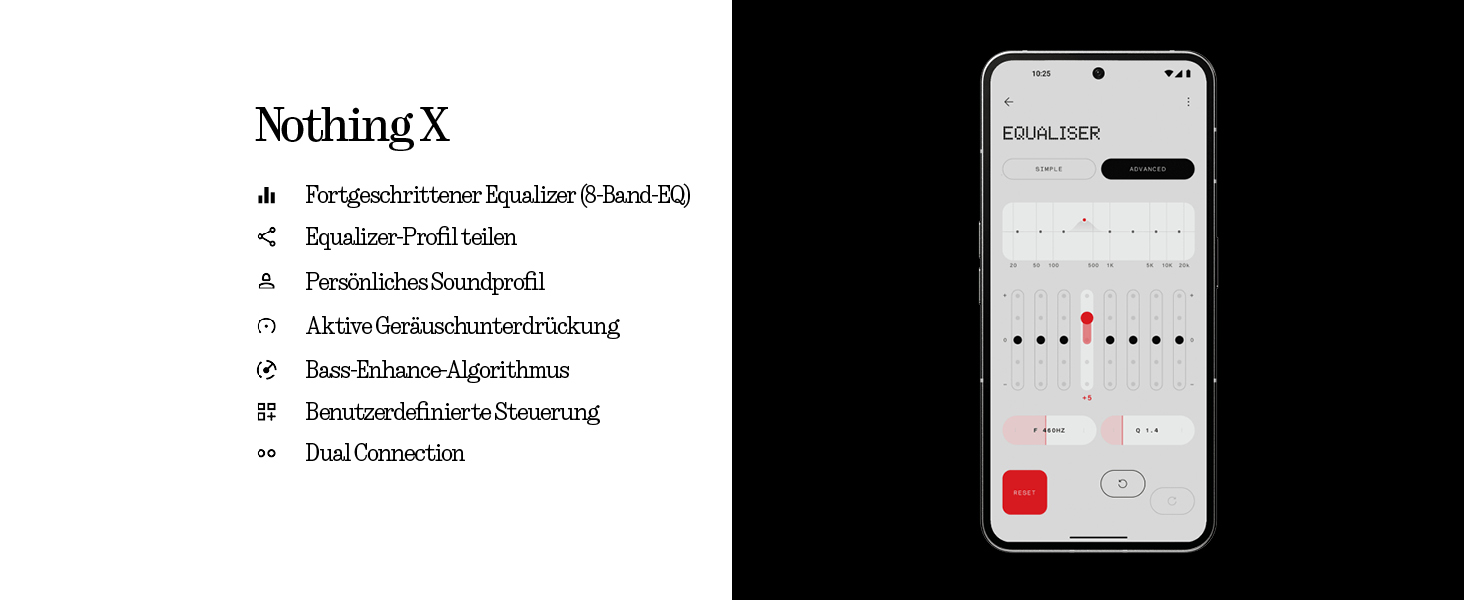Бездротові навушники Bluetooth з ChatGPT, ANC, покращеним басом та до 42,5 годин відтворення - (Білий, Ear)