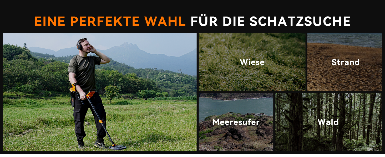 Металодетектор SUNPOW для дорослих та дітей, LCD-дисплей, водонепроникний IP68, антиінтерференційний, професійний, легкий