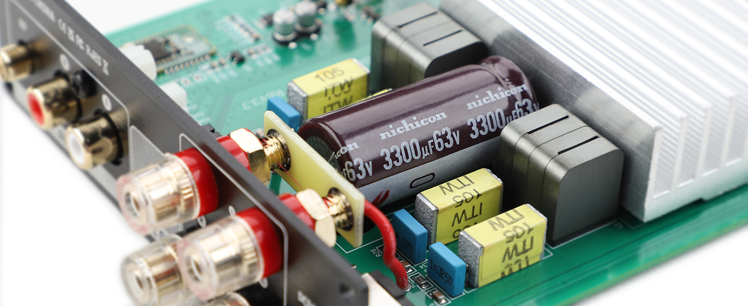 AIYIMA A07PRO TPA3255 міні підсилювач 2.0/2.1-канальний, 2×300 Вт, клас D, Hi-Fi стерео, Bluetooth 5.2, з регулюванням басів і високих, для настільного використання