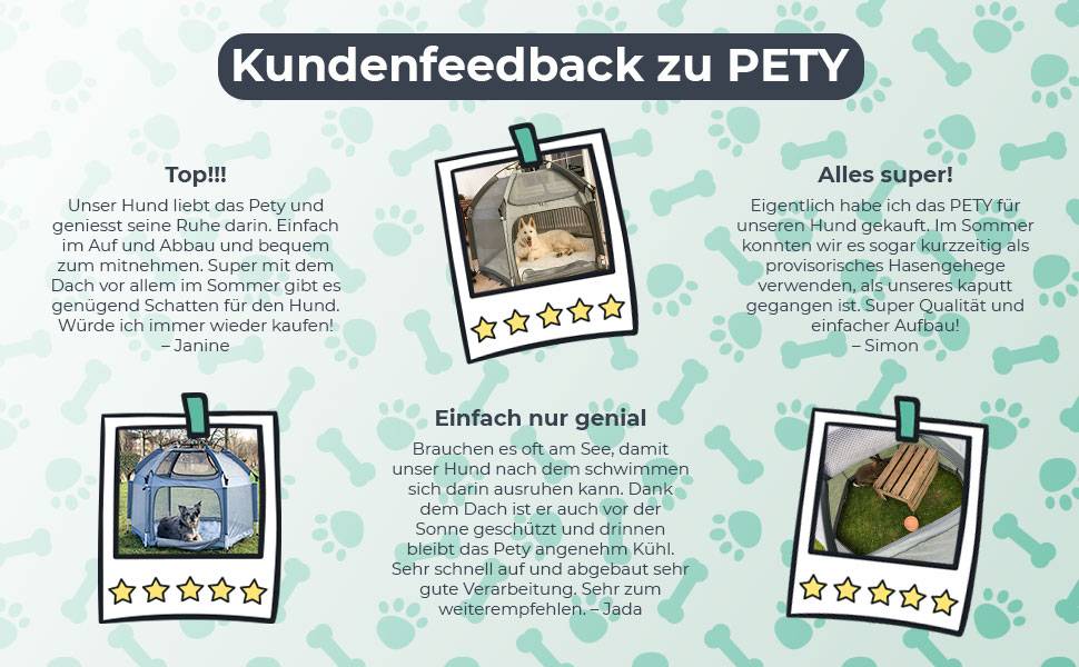 Клітка-вольєр для собак Pety - 150 x 100 см, портативна, з сумкою та кілочками - для відпочинку на природі та вдома, аксесуари для подорожей з собакою - антрацит