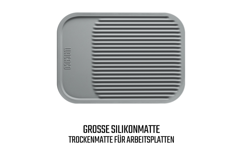 Силіконовий килимок WACACO для посуду та кавомашини: термостійкий, антиковзний, багатофункціональний