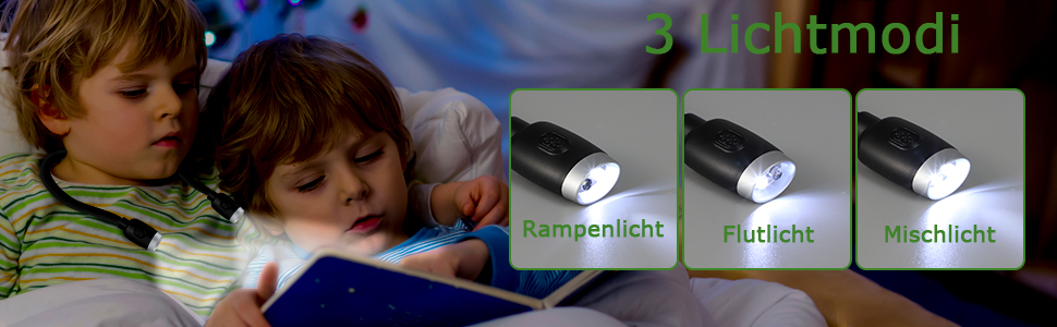 LED-лампа для читання LEDBOKLI з кріпленням на книгу, акумуляторна, 800mAh, 3 режими яскравості, гнучка шийка, 28 см, чорна
