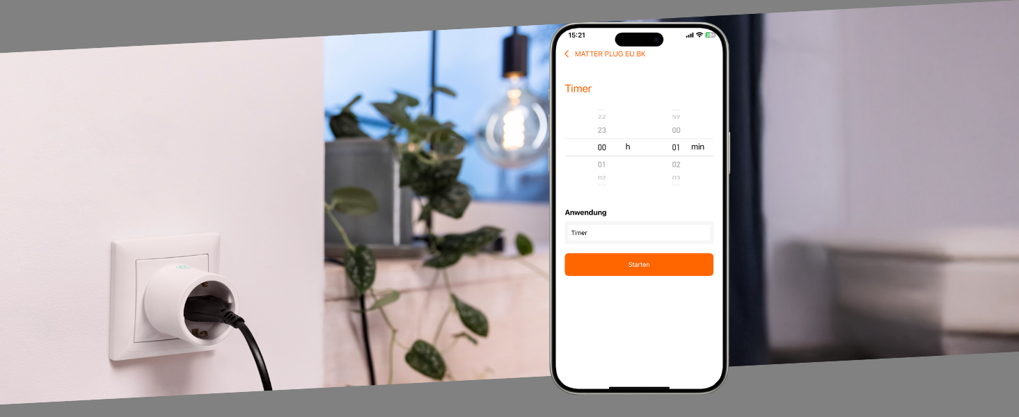 LEDVANCE Розумна мережева розетка з Wi-Fi, 3 розетки з USB, захист від перевантаження та стрибків напруги, керування через додаток, Alexa та Google, для дому