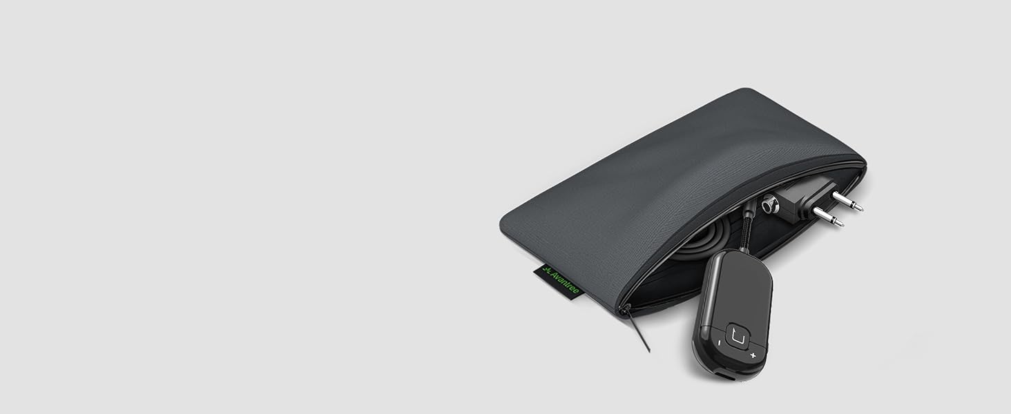Bluetooth-адаптер для літака Avantree Voyager з підтримкою Auracast, чорний