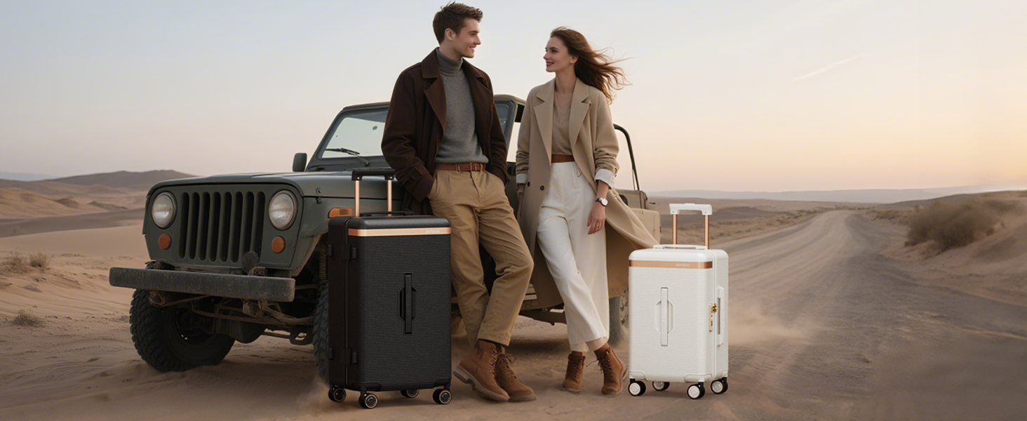 Чемодан Joyway ABS, ручна поклажа, 56 см, білий. З TSA замком, відкидним внутрішнім відділенням та подвійними колесами.