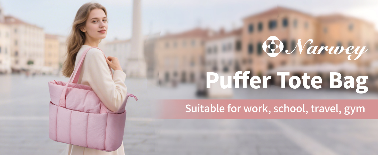 Сумка жіноча Narwey Shopper бежева, велика, легка - для роботи, навчання, як сумка для вчителя з багатьма кишенями