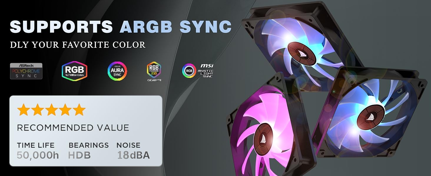 Корпус ПК KEDIERS H05: Ігрова Mid-Tower з 6 вентиляторами ARGB та скляною панеллю