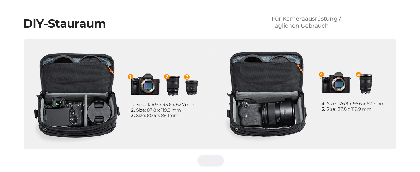 Сумка для камери K&F CONCEPT для DSLR/SLR, фотосумка, рюкзак, фоторюкзак, фотосумка на плече зі штативним кріпленням